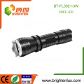 Factory Wholesale 1 * 16340 Batterie au lithium à batterie en aluminium tactique 3watt Petite puissante rechargeable Mini Cree Led Flashlight